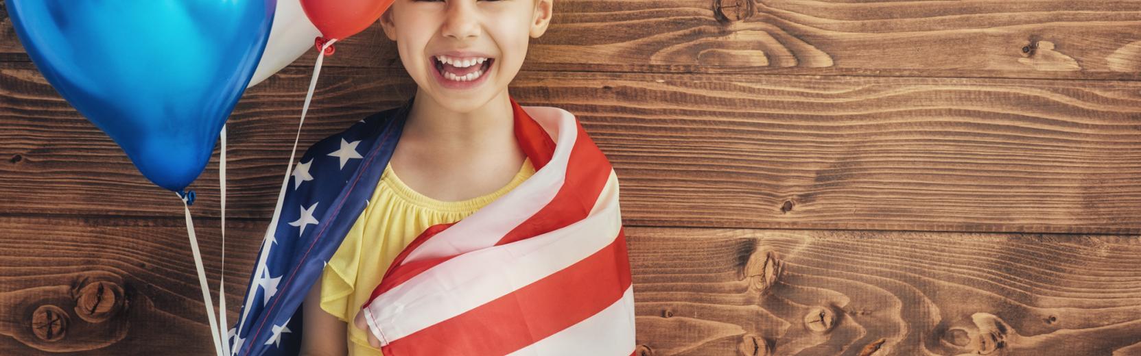 au pair bandera americana