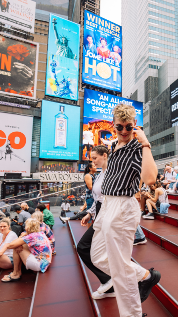 aupair en time square 