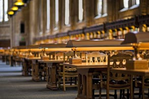 Biblioteca de universidad en Estados Unidos 
